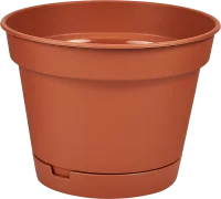 Горшок цветочный Idi Land Mint ø150 h11.3 см v1.2 л пластик терракотовый