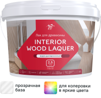 Лак для мебели акриловый Parade Interior Wood Laquer цвет прозрачный матовый 2.5 л