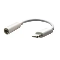 Адаптер Oxion Lightning-Jack 3.5 0.1 м цвет белый