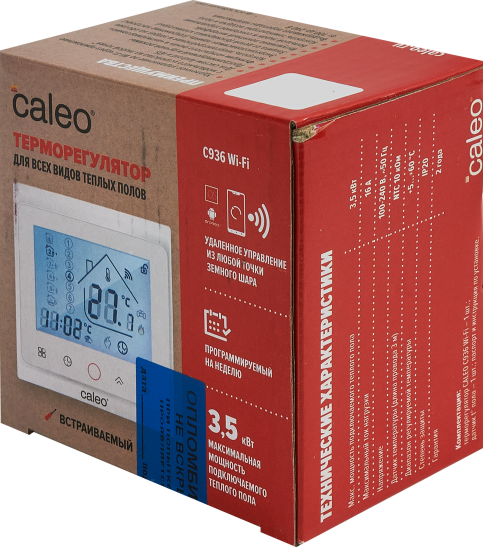 Терморегулятор Caleo C936 WIFI белый