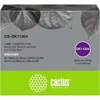 Ленточный картридж для brother p-touch ql-500, ql-550, ql-700, ql-800 Cactus dk-11204