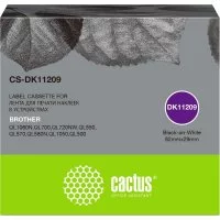 Ленточный картридж для brother p-touch ql-500, ql-550, ql-700, ql-800 Cactus dk-11209