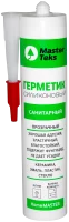 Герметик силиконовый MasterTeks уксусный санитарный прозрачный 260 мл