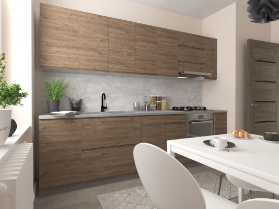 Фальшпанель для кухонного шкафа Токио 37x76.8 см Delinia ID ЛДСП цвет коричневый