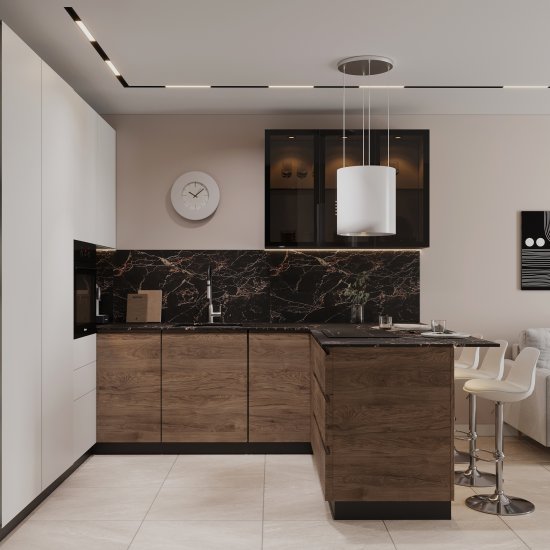 Фальшпанель для кухонного шкафа Токио 37x76.8 см Delinia ID ЛДСП цвет коричневый