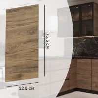 Фасад для кухонного шкафа Токио 32.8x76.5 см Delinia ID ЛДСП цвет коричневый