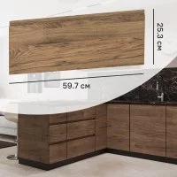 Фасад для кухонного шкафа Токио 59.7x25.3 см Delinia ID ЛДСП цвет коричневый