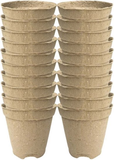 Горшки для рассады торфяной 10.5x10 см 20 шт