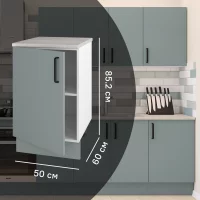Кухонный шкаф напольный Неман 50x85.2x60 см ЛДСП цвет зеленый