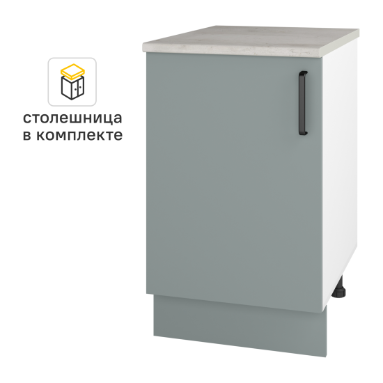 Кухонный шкаф напольный Неман 50x85.2x60 см ЛДСП цвет зеленый
