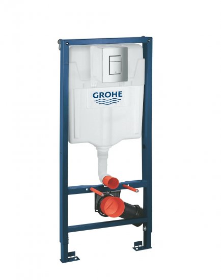 Комплект инсталляция Grohe с унитазом Aquatek Европа М с микролифтом, цвет белый