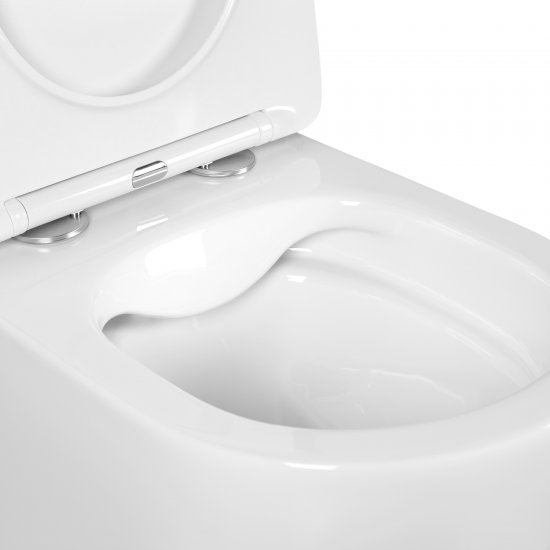 Комплект инсталляция Grohe с унитазом Aquatek Европа М с микролифтом, цвет белый