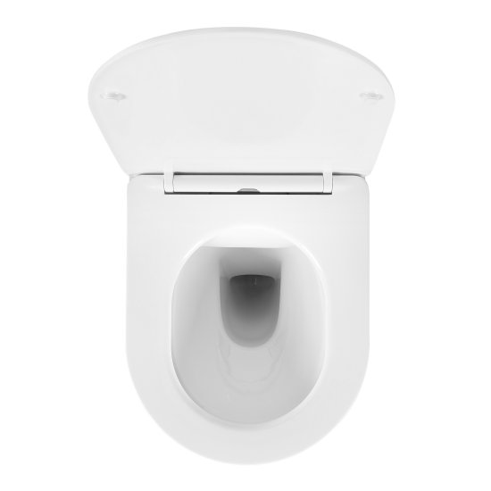 Комплект инсталляция Grohe с унитазом Aquatek Европа М с микролифтом, цвет белый