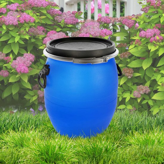 Бочка для жидких/сыпучих веществ ЗТИ Опен Топ 48 л полиэтиленовая широкая горловина