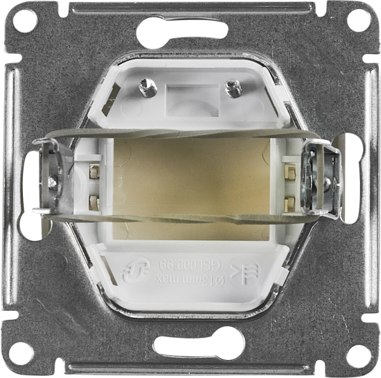 Вывод кабеля Systeme Electric Glossa цвет бежевый