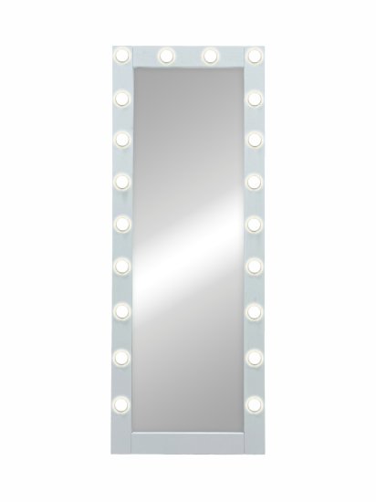 Зеркало гримерное Inspire Тибет прямоугольное 60x175 см цвет белый