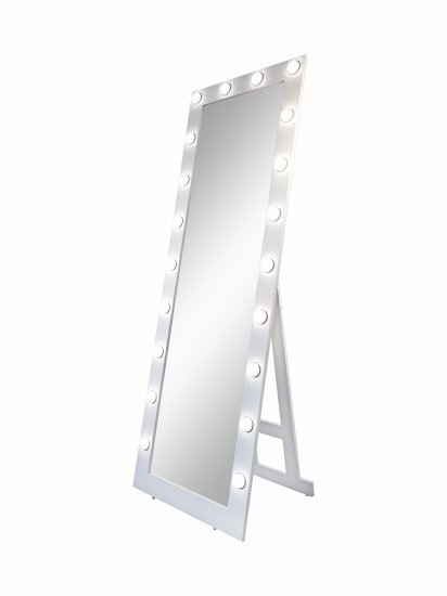 Зеркало гримерное Inspire Тибет прямоугольное 60x175 см цвет белый