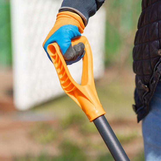 Лопата штыковая Павловская Заря стальная садовая с металлическим черенком 900 мм (159001)