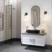 Плитка настенная Artens Roissy 9.9x20 см 0.792 м² глянцевая цвет белый