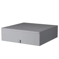 Короб для хранения Spaceo 56x16.5x56 см полипропилен цвет гранит