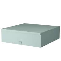 Короб для хранения Spaceo 56x16.5x56 см полипропилен цвет лагуна