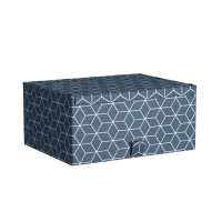 Короб для хранения Spaceo 36x16.5x28 см полиэстер цвет синий