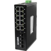 Промышленный 14-портовый управляемый гигабитный коммутатор Amatek AN-SXGM14P8A L2