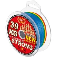 Плетеная леска WFT KG STRONG EXACT ELECTRA 700 Multicolor