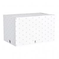Короб для хранения Spaceo 56x33x36 см полиэстер цвет белый