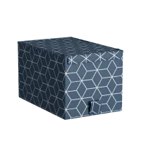 Короб для хранения Spaceo 18x16.5x28 см полиэстер цвет синий
