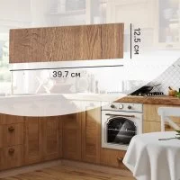 Фасад для кухонного ящика Рошаль 39.7x12.5 см Delinia ID ЛДСП цвет рошаль