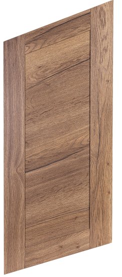 Фасад для кухонного шкафа Рошаль 44.7x102.1 см Delinia ID ЛДСП цвет темное дерево