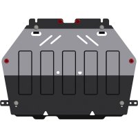 Защита картера двигателя и кпп сталь 2 мм для MITSUBISHI Outlander 2.0, 2.4 CVT 2013 / 2014 / 2015 / 2016 / 2017 / 2018 / 2019 / 20 sheriff 2580