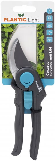 Секатор садовый Plantic Light L64 плоскостной ø20 мм