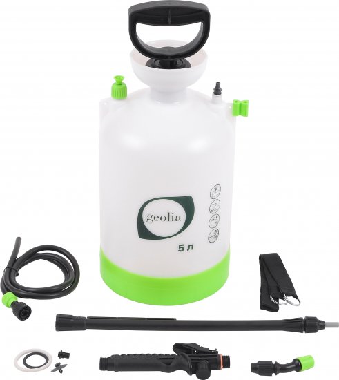 Опрыскиватель универсальный наплечный Geolia 5 л белый