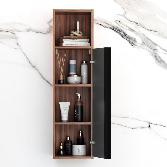 Шкаф для ванной AM.PM Stern M7LCHR0306GM подвесной с полкой 110x30 см цвет орех