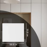 Дверь для шкафа Лион Амьен 59.6x50.8x1.9 см МДФ цвет белый