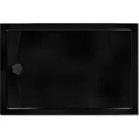 Акриловый душевой поддон МетаКам Universal PRO BLACK N 1200*800