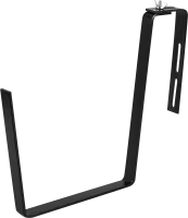 Крепление для балконного ящика металл черный 2.2x31.1x24.5 см