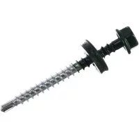 Кровельный саморез качественный крепеж 4,8/51 RAL600555 зеленый мох (55 шт.)