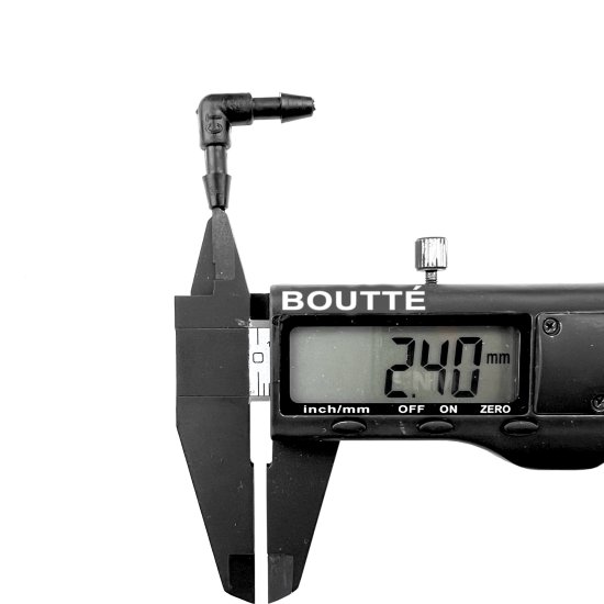 Угол для микротрубки Boutte 3-4мм 10 шт
