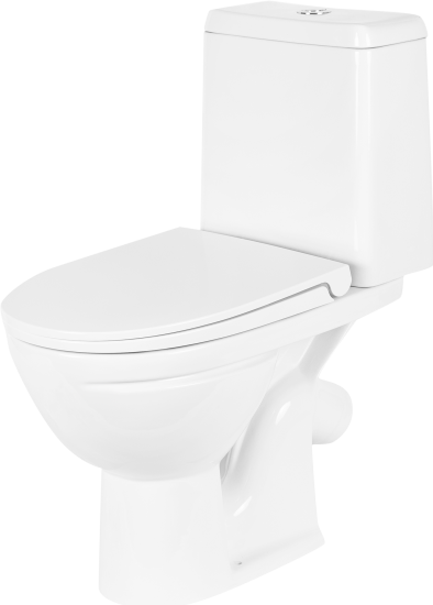 Унитаз-компакт Sensea Симпл безободковый сиденье с микролифтом двойной смыв