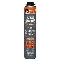 Клей-цемент монтажный Remont PLUS Профессиональный для блоков 870 мл