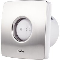 Вентилятор осевой вытяжной Ballu BAFS-100 D100 мм 33 дБ 70 м3/ч цвет серебристый