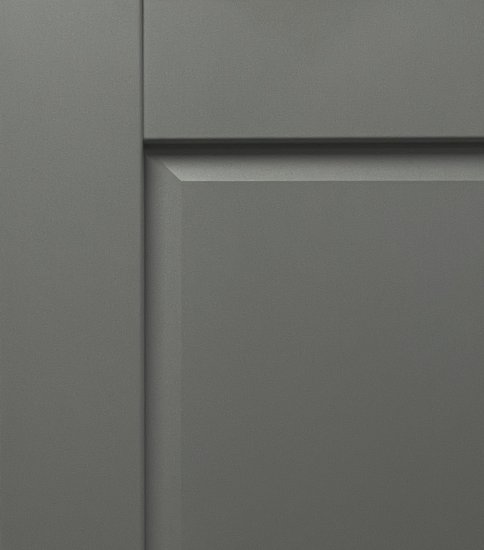 Дверь межкомнатная глухая Пьемонт 60x200 см Hardflex цвет стиппл грей с замком и петлями