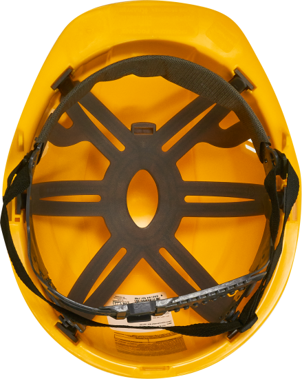 Каска защитная Krafter 75115LM, желтая