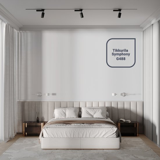 Краска для стен и потолков Tikkurila Harmony Velure моющаяся глубокоматовая цвет белый база А 2.7 л