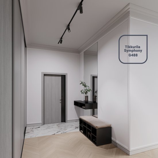 Краска для стен и потолков экстра-стойкая Tikkurila Luja Extra моющаяся матовая цвет белый база А 9 л