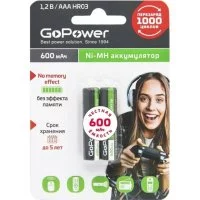 Бытовой аккумулятор GoPower HR03