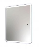 Шкаф зеркальный подвесной Flash с LED-подсветкой и подогревом 60x80 см цвет белый